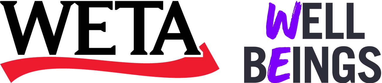 WETA and Well Beings logos